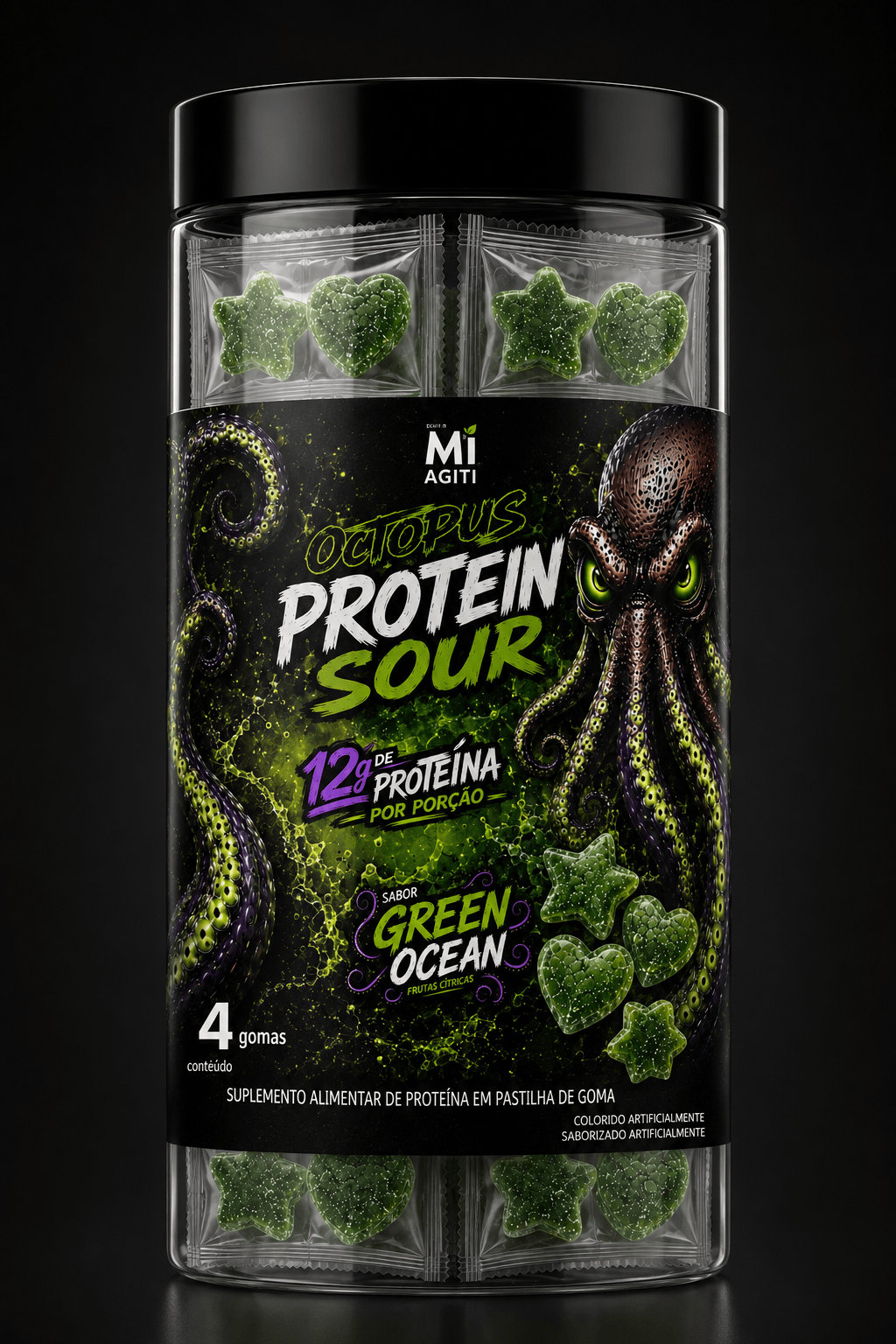 Gummy Protein Sour 12g de Proteína - OCTOPUSOCTUGUMMYGummy Protein Sour 12g de Proteína
