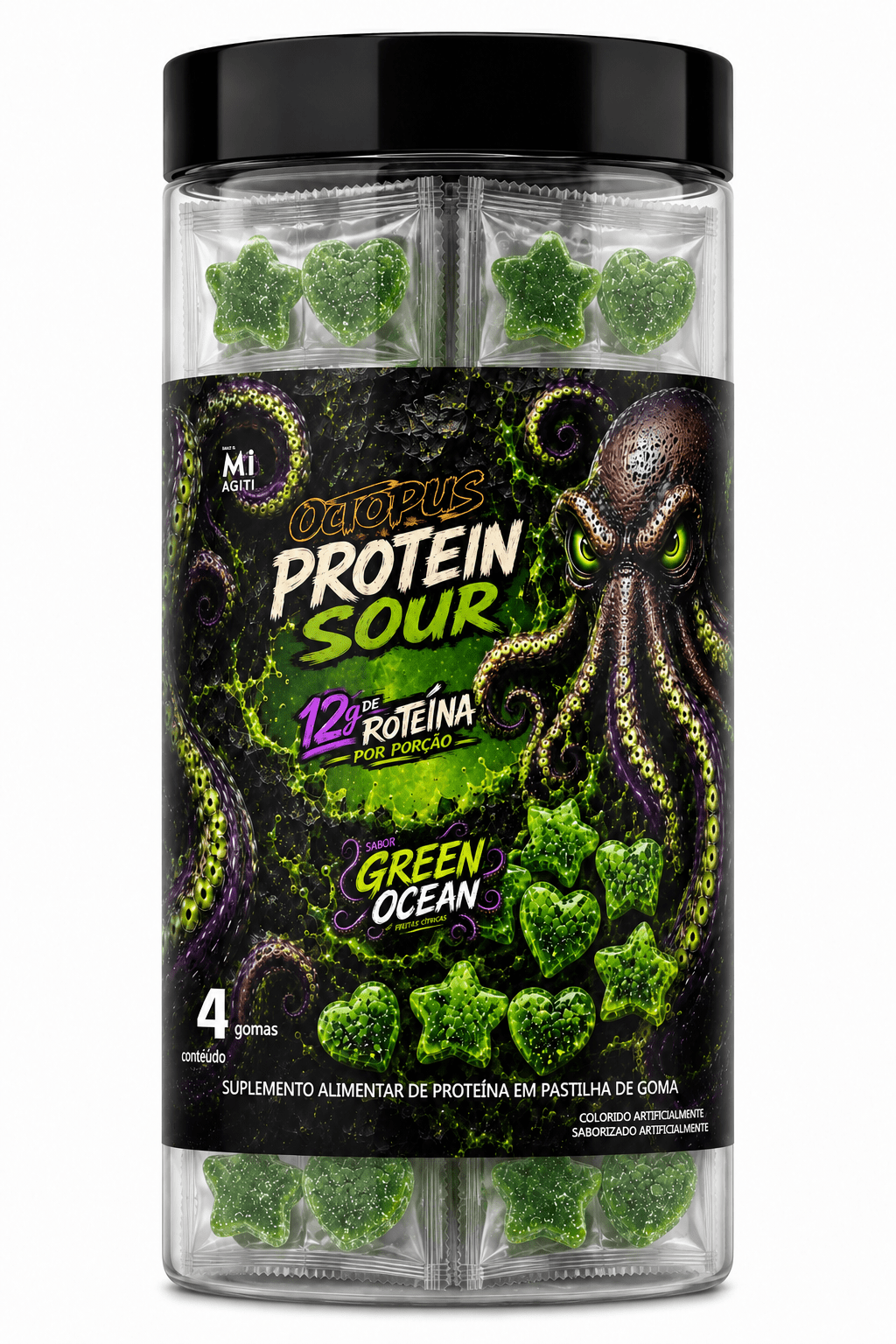 Gummy Protein Sour 12g de Proteína - OCTOPUSOCTUGUMMYGummy Protein Sour 12g de Proteína