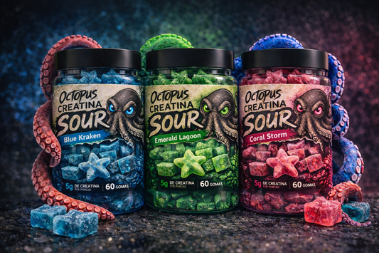 Kit 3 sabores Octopus Mirtilo / Maçã Verde / Framboesa gummies Creatina 5g - OCTOPUSKITOCTOPUSKit 3 sabores Octopus Mirtilo / Maçã Verde / Framboesa gummies Creatina 5g