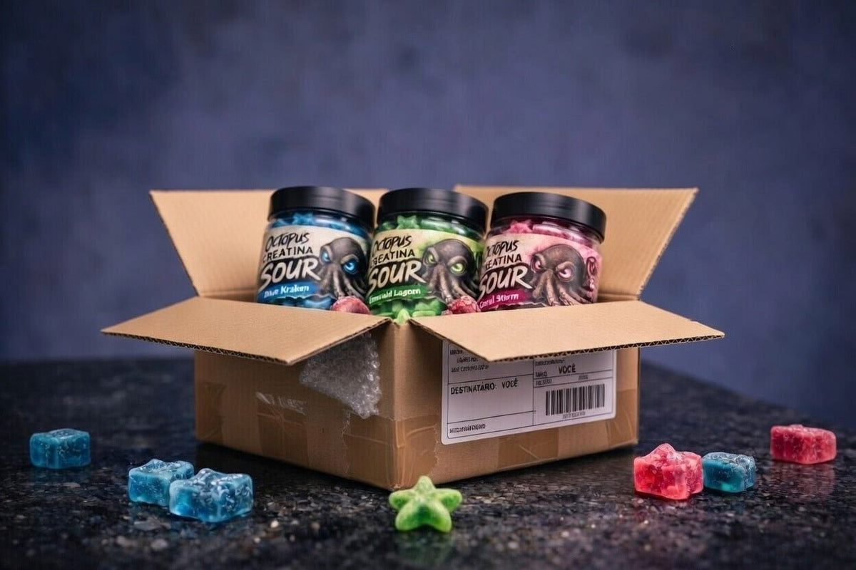 Kit 3 sabores Octopus Mirtilo / Maçã Verde / Framboesa gummies Creatina 5g - OCTOPUSKITOCTOPUSKit 3 sabores Octopus Mirtilo / Maçã Verde / Framboesa gummies Creatina 5g