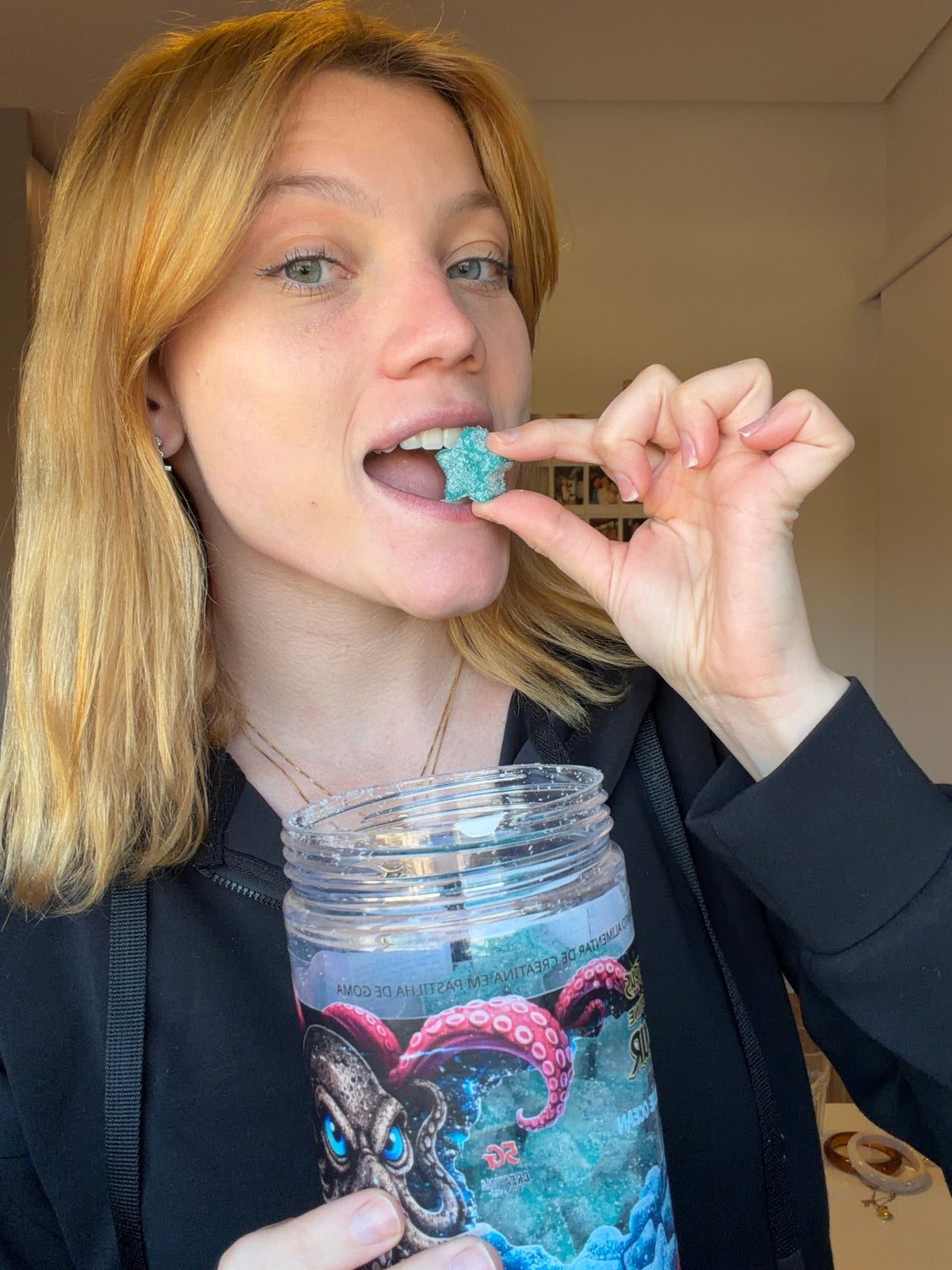 Octopus Creatina Sour 5g – Gummies Blue Kraken | 60 Gomas Sabor Frutas Azuis - OCTOPUSOCTUBLUE-1Compre 1 unidadeOctopus Creatina Sour 5g – Gummies Blue Kraken | 60 Gomas Sabor Frutas Azuis