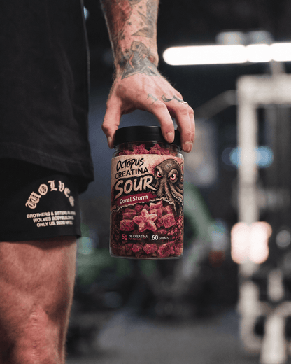 Octopus Creatina Sour Coral Storm 5g – 60 Gomas Sabor Frutas Vermelhas - OCTOPUSOCTUPINKI-1Octopus Creatina Sour Coral Storm 5g – 60 Gomas Sabor Frutas Vermelhas