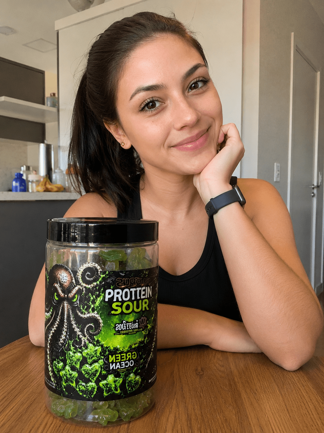 Octopus Protein Sour Green Ocean – Goma de Proteína Azedinha | 12g de Proteína por Porção - OCTOPUSOCTUGUMMYOctopus Protein Sour Green Ocean – Goma de Proteína Azedinha | 12g de Proteína por Porção