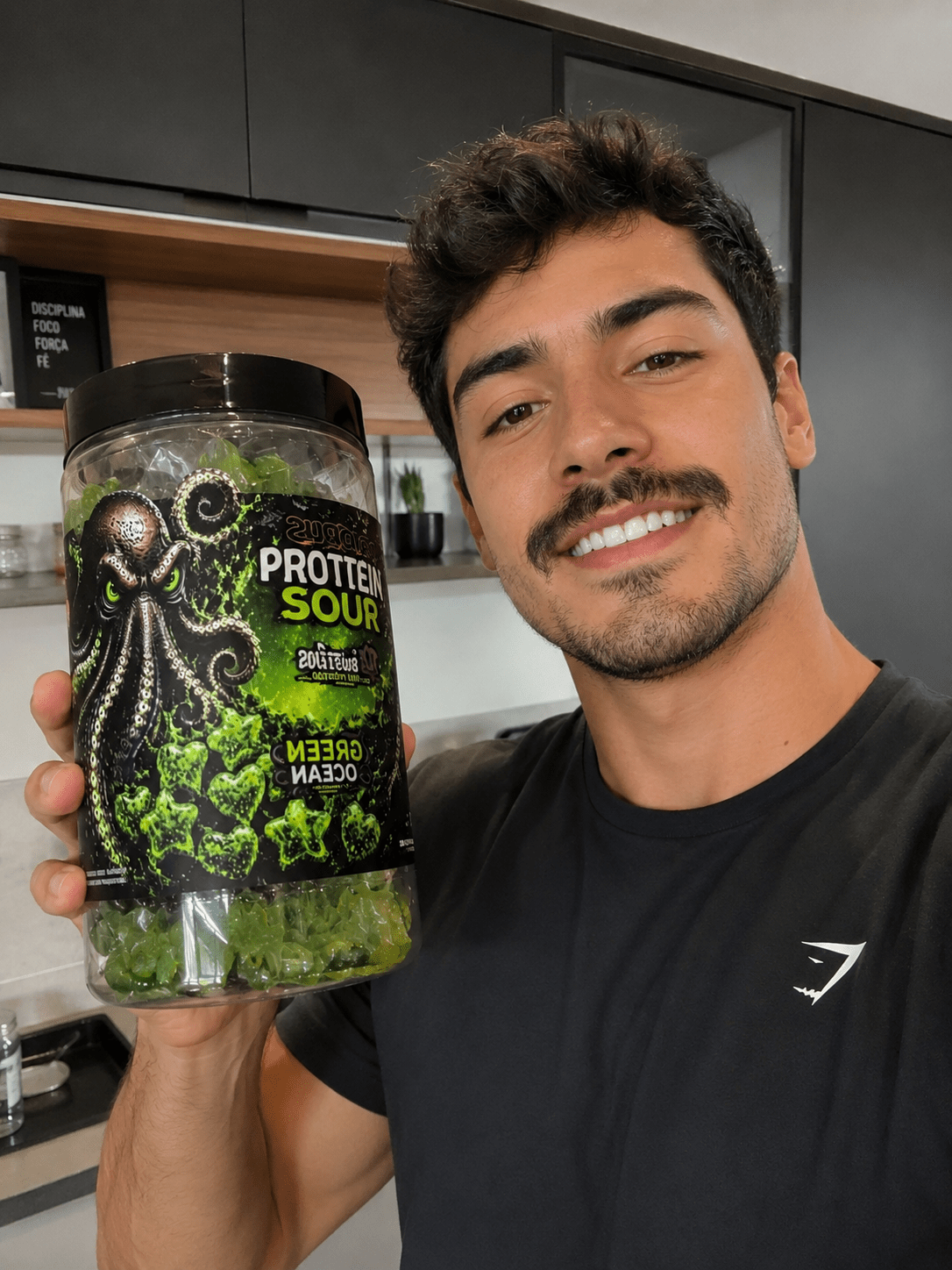 Octopus Protein Sour Green Ocean – Goma de Proteína Azedinha | 12g de Proteína por Porção - OCTOPUSOCTUGUMMYOctopus Protein Sour Green Ocean – Goma de Proteína Azedinha | 12g de Proteína por Porção