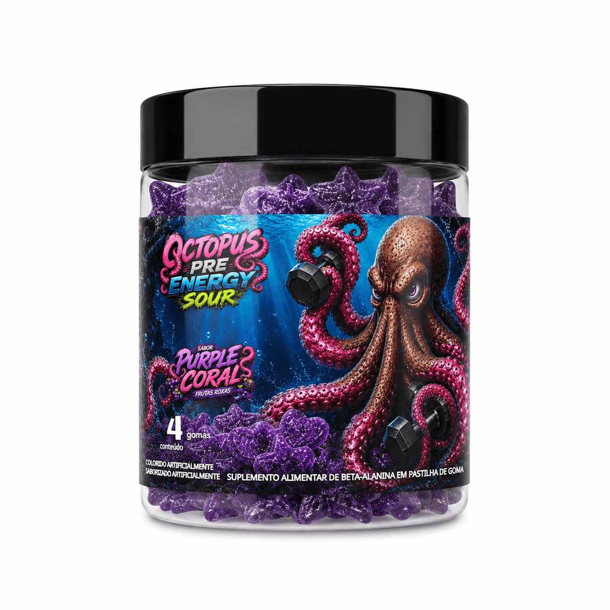 Pré Treino Sour Octopus - OCTOPUSOCTPREPré Treino Sour Octopus